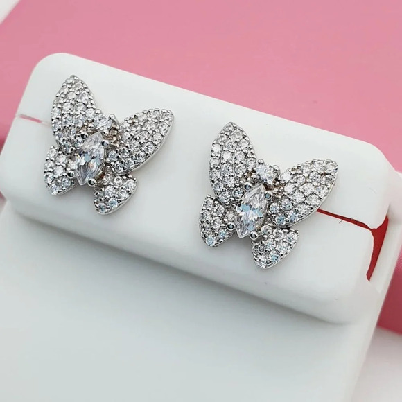 - 925 Sterling Silver Cubic Zirconia Earrings, U19254529 - Picture 4 of 11